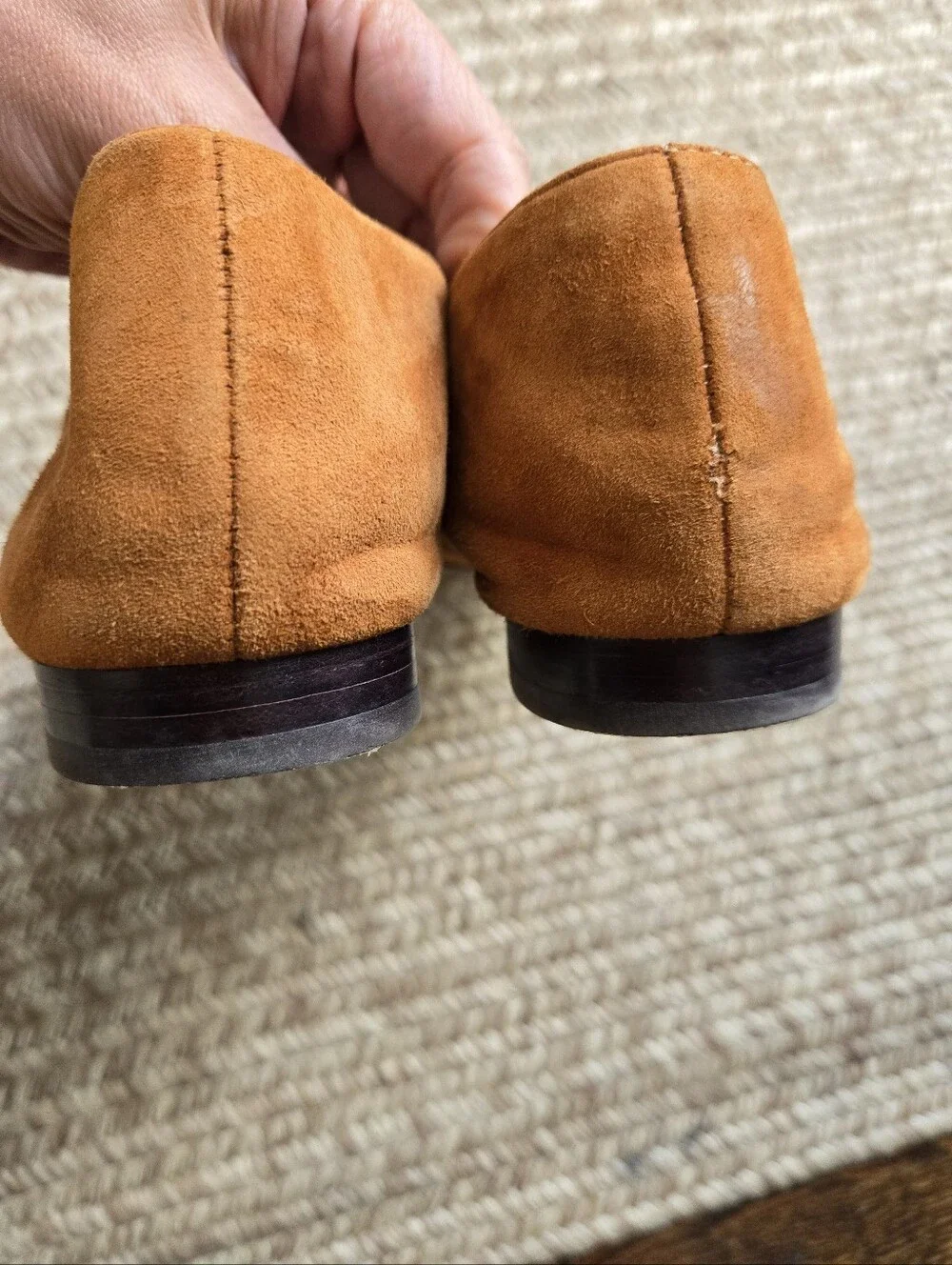 Reformation Brown Suede Loafers